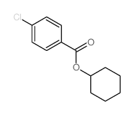 Benzoicacid, 4-chloro-, cyclohexyl ester picture