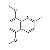 2-methyl-5,8-dimethoxyquinoline结构式