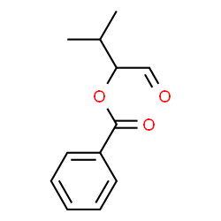 3-METHYL-1-OXOBUTAN-2-YL BENZOATE Structure