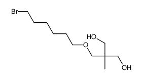 2-(6-bromohexoxymethyl)-2-methylpropane-1,3-diol Structure