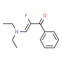 2-Propen-1-one, 3-(diethylamino)-2-fluoro-1-phenyl-, (Z)- (9CI)结构式