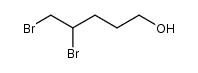 4,5-dibromo-pentan-1-ol Structure