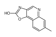 7-methyl-3H-[1,3]oxazolo[4,5-c]quinolin-2-one结构式