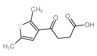 4-(2,5-dimethylthiophen-3-yl)-4-oxo-butanoate结构式