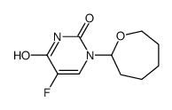 5-fluoro-1-(oxepan-2-yl)pyrimidine-2,4-dione Structure