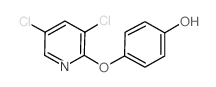 4-[(3,5-dichloro-2-pyridyl)oxy]phenol Structure