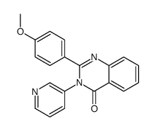 2-(4-methoxyphenyl)-3-pyridin-3-ylquinazolin-4-one Structure