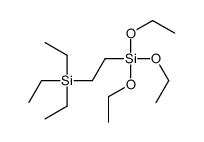 triethoxy(2-triethylsilylethyl)silane结构式