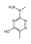 3-[amino(methyl)amino]-6-methyl-2H-1,2,4-triazin-5-one结构式