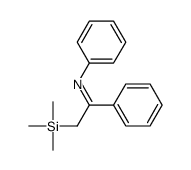 N,1-diphenyl-2-trimethylsilylethanimine结构式