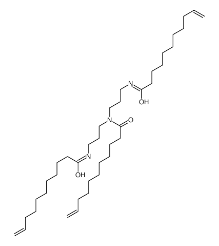 N-[3-[undec-10-enoyl-[3-(undec-10-enoylamino)propyl]amino]propyl]undec-10-enamide Structure
