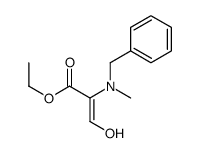 ethyl 2-[benzyl(methyl)amino]-3-hydroxyprop-2-enoate结构式