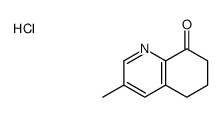 3-methyl-6,7-dihydro-5H-quinolin-8-one,hydrochloride结构式