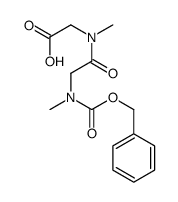 2-[methyl-[2-[methyl(phenylmethoxycarbonyl)amino]acetyl]amino]acetic acid Structure