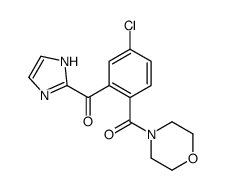 [4-chloro-2-(1H-imidazole-2-carbonyl)phenyl]-morpholin-4-ylmethanone结构式