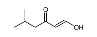 1-hydroxy-5-methylhex-1-en-3-one Structure