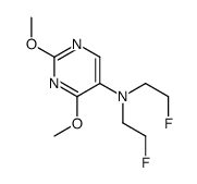 N,N-bis(2-fluoroethyl)-2,4-dimethoxypyrimidin-5-amine Structure