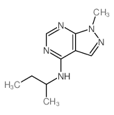 1H-Pyrazolo[3,4-d]pyrimidin-4-amine,1-methyl-N-(1-methylpropyl)- picture