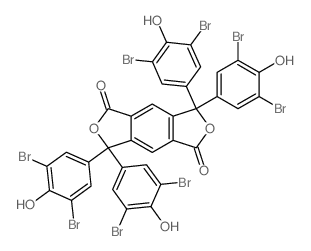 3,3,7,7-tetrakis(3,5-dibromo-4-hydroxyphenyl)furo[3,4-f][2]benzofuran-1,5-dione Structure