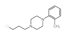 Piperazine,1-(3-chloropropyl)-4-(2-methylphenyl)- Structure
