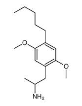 1-(2,5-dimethoxy-4-pentylphenyl)propan-2-amine结构式