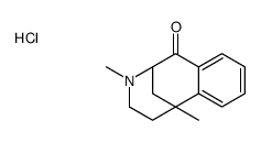 2,6-Methano-3-benzazocin-1-one, 1,2,3,4,5,6-hexahydro-3,6-dimethyl-, hydrochloride结构式