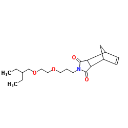 4,7-Methano-1H-isoindole-1,3(2H)-dione,2-[3-[2-(2-ethylbutoxy)ethoxy]propyl]-3a,4,7,7a-tetrahydro- Structure