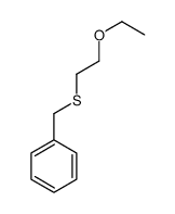 2-ethoxyethylsulfanylmethylbenzene结构式