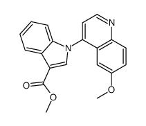methyl 1-(6-methoxyquinolin-4-yl)indole-3-carboxylate Structure