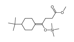 methyl-4-(4-tert-butylcyclohexylidene)-4-(trimethylsiloxy)butanoate Structure