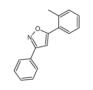 5-(2'-methylphenyl)-3-phenylisoxazole结构式