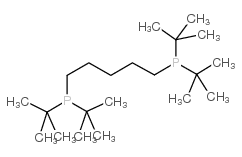 1,5-BIS(DI-TERT-BUTYLPHOSPHINO)PENTANE Structure