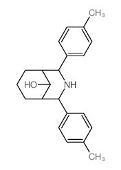 3-Azabicyclo[3.3.1]nonan-9-ol,2,4-bis(4-methylphenyl)-结构式