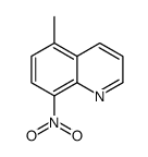 5-methyl-8-nitroquinoline结构式