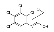 2-methyl-N-(2,3,4,5-tetrachlorophenyl)oxirane-2-carboxamide结构式