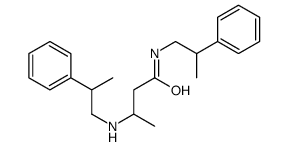 N-(2-phenylpropyl)-3-(2-phenylpropylamino)butanamide结构式