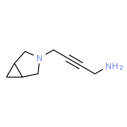 2-Butyn-1-amine,4-(3-azabicyclo[3.1.0]hex-3-yl)-(9CI) structure