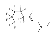 N,N-diethyl-3,4,4,5,5,6,6,7,7,8,8,8-dodecafluorooct-2-en-1-amine结构式