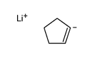 lithium,cyclopentene Structure