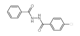 N-benzoyl-4-chloro-benzohydrazide结构式