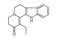 1-ethyl-4,6,7,12-tetrahydro-3H-indolo[2,3-a]quinolizin-2-one结构式