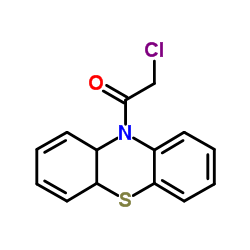 2-Chloro-1-(4a,10a-dihydro-10H-phenothiazin-10-yl)ethanone结构式