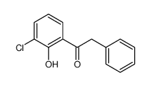 1-(3-chloro-2-hydroxyphenyl)-2-phenylethanone Structure