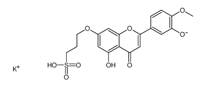 potassium 3-[5-hydroxy-2-(3-hydroxy-4-methoxy-phenyl)-4-oxo-chromen-7- yl]oxypropane-1-sulfonate picture