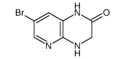 7-溴-1h,2h,3h,4h-吡啶并[2,3-b]吡嗪-2-酮结构式