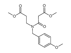 methyl 3-((3-methoxy-3-oxopropyl)(4-methoxybenzyl)amino)-3-oxopropanoate Structure