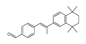p-<(E)-2-(5,6,7,8-tetrahydro-5,5,8,8-tetramethyl-2-naphthyl)-propenyl>-benzaldehyde结构式