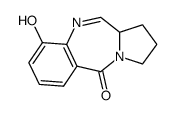 9-hydroxy-1,2,3,11a-tetrahydro-benzo[e]pyrrolo[1,2-a][1,4]diazepin-5-one结构式