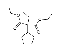 ethyl-cyclopentyl-malonic acid diethyl ester Structure