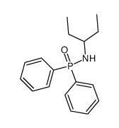 N-(pentan-3-yl)-P,P-diphenylphosphinic amide Structure